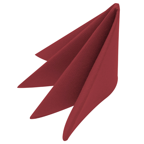 2 Ply Burgundy Napkins 33cm 2 Ply Burgundy Napkins 33cm